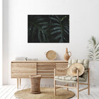 Quadro Decorativo Tela Canvas Folhas E Flores Leaves - 150x80