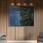 Quadro Decorativo Tela Canvas Folhas E Flores Leaves Com Mold