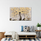 Quadro Decorativo Tela Canvas Folhas E Flores Spring Flower T