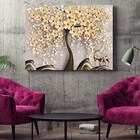 Quadro Decorativo Tela Canvas Folhas E Flores Spring Flower T