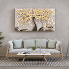 Quadro Decorativo Tela Canvas Folhas E Flores Spring Flower T