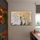 Quadro Decorativo Tela Canvas Folhas E Flores Spring Flower T