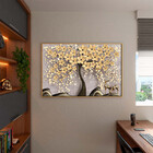 Quadro Decorativo Tela Canvas Folhas E Flores Spring Flower T