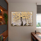 Quadro Decorativo Tela Canvas Folhas E Flores Spring Flower T