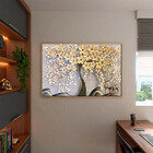 Quadro Decorativo Tela Canvas Folhas E Flores Spring Flower T