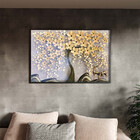 Quadro Decorativo Tela Canvas Folhas E Flores Spring Flower T