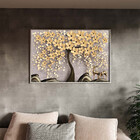 Quadro Decorativo Tela Canvas Folhas E Flores Spring Flower T
