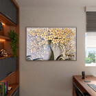 Quadro Decorativo Tela Canvas Folhas E Flores Spring Flower T