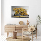 Quadro Decorativo Tela Canvas Paisagem Arvore Amarela - 180x1