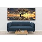 Quadro Decorativo Tela Canvas Paisagem Arvore Da Vida - 150x8