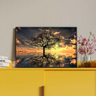 Quadro Decorativo Tela Canvas Paisagem Arvore Da Vida Com Mol
