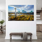 Quadro Decorativo Tela Canvas Paisagem Astana  - 100x70 Cm