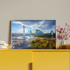 Quadro Decorativo Tela Canvas Paisagem Astana Com Moldura E V
