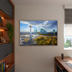 Quadro Decorativo Tela Canvas Paisagem Astana Com Moldura E V