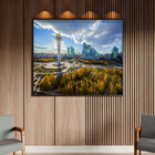 Quadro Decorativo Tela Canvas Paisagem Astana Com Moldura Pre