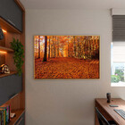 Quadro Decorativo Tela Canvas Paisagem Autumn Com Moldura Dou