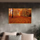 Quadro Decorativo Tela Canvas Paisagem Autumn Com Moldura Dou
