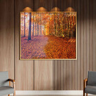 Quadro Decorativo Tela Canvas Paisagem Autumn Com Moldura E V