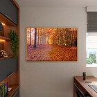 Quadro Decorativo Tela Canvas Paisagem Autumn Com Moldura E V