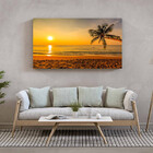 Quadro Decorativo Tela Canvas Paisagem Beach - 200x120 Cm