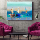Quadro Decorativo Tela Canvas Paisagem Blue Harbor - 150x100