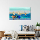 Quadro Decorativo Tela Canvas Paisagem Blue Harbor - 180x135
