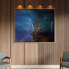 Quadro Decorativo Tela Canvas Paisagem Bonfire At The Desert