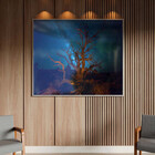 Quadro Decorativo Tela Canvas Paisagem Bonfire At The Desert