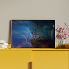 Quadro Decorativo Tela Canvas Paisagem Bonfire At The Desert