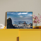 Quadro Decorativo Tela Canvas Paisagem Cartão Postal Com Mold