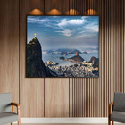 Quadro Decorativo Tela Canvas Paisagem Cartão Postal Com Mold