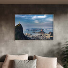 Quadro Decorativo Tela Canvas Paisagem Cartão Postal Com Mold