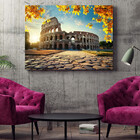 Quadro Decorativo Tela Canvas Paisagem Coliseu No Outono - 12