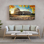 Quadro Decorativo Tela Canvas Paisagem Coliseu No Outono - 12