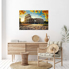 Quadro Decorativo Tela Canvas Paisagem Coliseu No Outono - 12