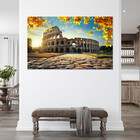 Quadro Decorativo Tela Canvas Paisagem Coliseu No Outono - 20