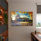 Quadro Decorativo Tela Canvas Paisagem Coliseu No Outono Com