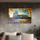 Quadro Decorativo Tela Canvas Paisagem Coliseu No Outono Com