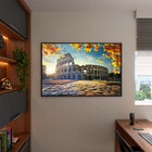 Quadro Decorativo Tela Canvas Paisagem Coliseu No Outono Com
