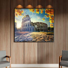 Quadro Decorativo Tela Canvas Paisagem Coliseu No Outono Com