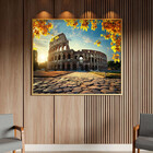 Quadro Decorativo Tela Canvas Paisagem Coliseu No Outono Com