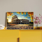 Quadro Decorativo Tela Canvas Paisagem Coliseu No Outono Com