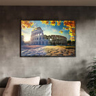 Quadro Decorativo Tela Canvas Paisagem Coliseu No Outono Com