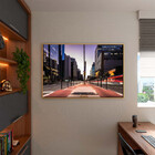 Quadro Decorativo Tela Canvas Urbanismo Av Paulista Com Moldu