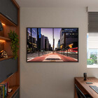 Quadro Decorativo Tela Canvas Urbanismo Av Paulista Com Moldu