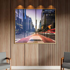 Quadro Decorativo Tela Canvas Urbanismo Av Paulista Com Moldu