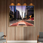 Quadro Decorativo Tela Canvas Urbanismo Av Paulista Com Moldu