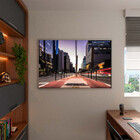 Quadro Decorativo Tela Canvas Urbanismo Av Paulista Com Moldu
