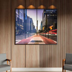 Quadro Decorativo Tela Canvas Urbanismo Av Paulista Com Moldu