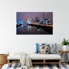 Quadro Decorativo Tela Canvas Urbanismo Monumentos Noite Em S